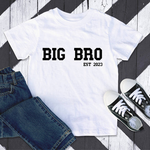 Personalised Big Bro T Shirt
