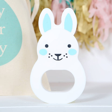 Bunny Teether With Personalised Gift Bag