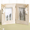 Double Photo Frame with Moon and Stars detail