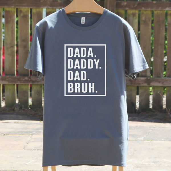 Charcoal, Dad, Bruh T Shirt, Father's Day