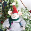 Christmas Mouse With Tree Lights Decoration