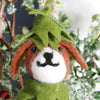 Dog With Christmas Tree Outfit Decoration
