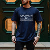 Mens Navy Or Charcoal Cycopath T Shirt, Father's Day