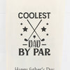 Personalised Golf Father's Day Bottle Gift Bag