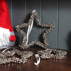 Set Of Three Jingle Bell Star Christmas Decorations