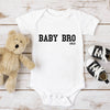 White Organic Baby Bro Vest, Can Be Personalised