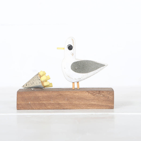 Seagull with his lunch