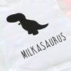 New Baby Milkasaurus Dinosaur Baby Grow Vest