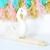 Personalised White Swan Soft Toy