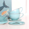 Endangered Animals Tea Set With Personalised Case