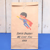 Personalised Fathers Day Superhero Gift Bag