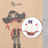 Personalised Boy Pirate Party Bags