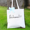 Personalised Bridal Cotton Shopper Bag