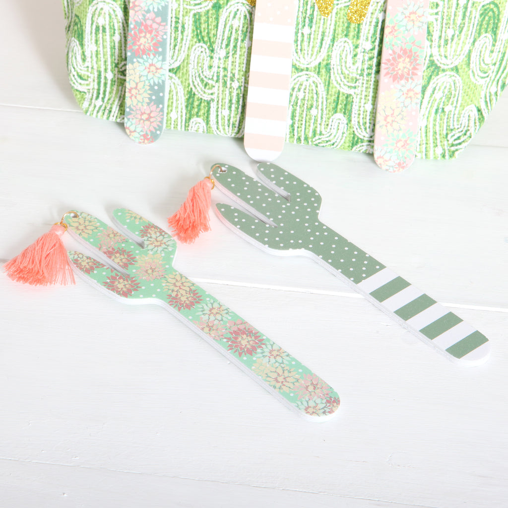 Cactus Emery Board With Tassel