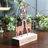 Kiss Me Deer On Block Christmas Decoration