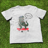 Childrens Personalised Skateboard Dinosaur T Shirt