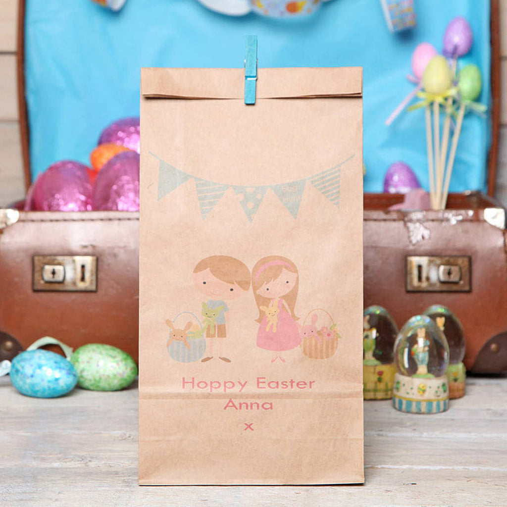 Personalised Easter Bunting Gift Bag