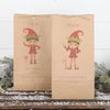 Personalised Christmas Boy Or Girl Elf Gift Bag