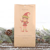 Personalised Christmas Boy Or Girl Elf Gift Bag