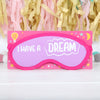 Glow In The Dark Sleep Mask On Gift Card, Four Designs