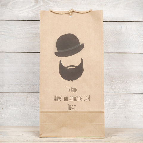 Beard And Bowler Mens Gift Bag