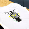 Kids Personalised Zebra With Glasses T Shirt