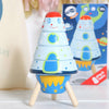 Wooden Rocket Stacking Toy With Personalised Bag