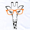 Kids Personalised Giraffe With Glasses T Shirt