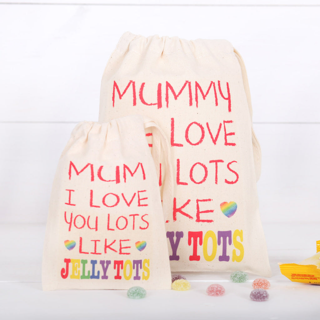 Personalised Love You Lots Like Jelly Tots Bag