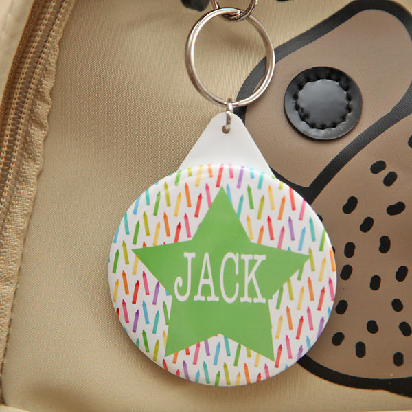 Personalised School Or Lunch Box Bag Tag