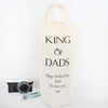 Personalised Father's Day King Of Dads Bottle Bag