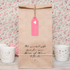 Personalised Message And Tag Gift Bag