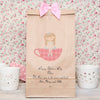 Personalised Girl In Cup Gift Bag