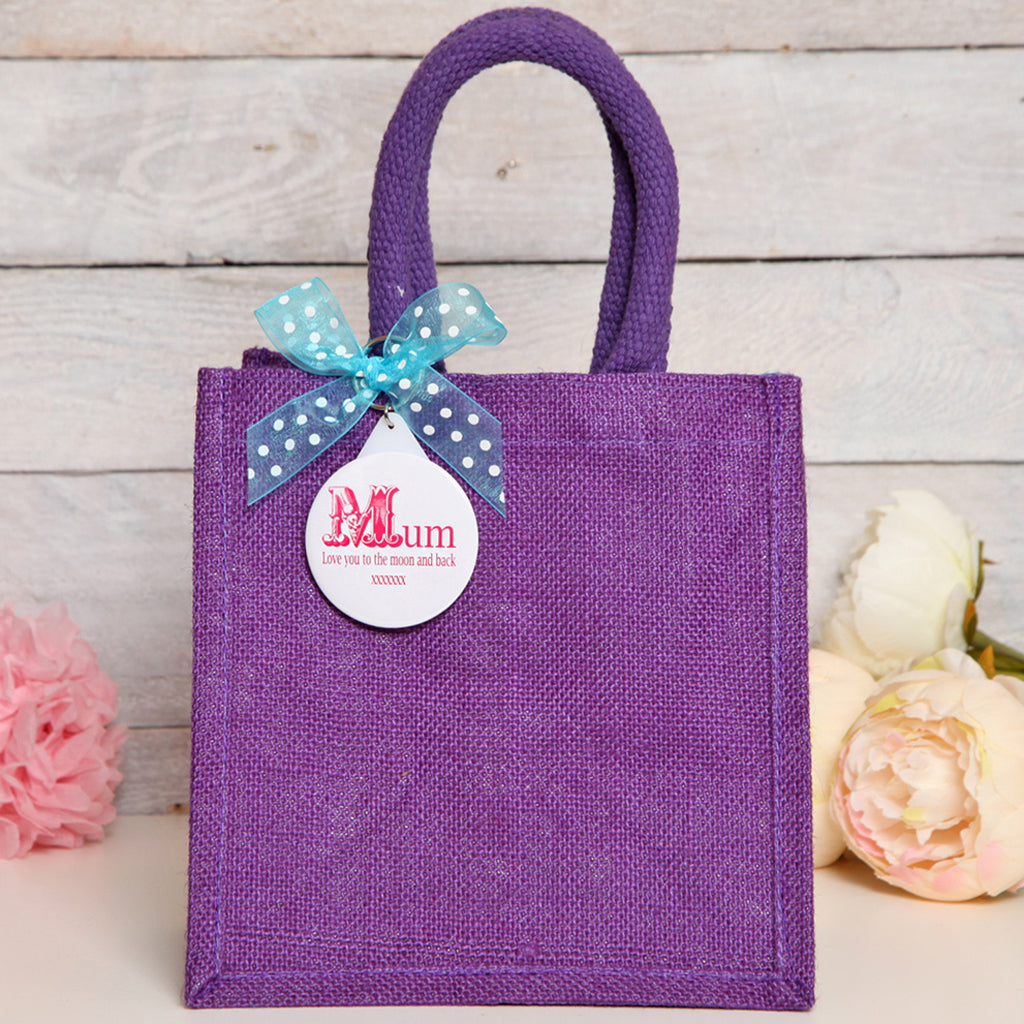 Mum Personalised Jute Bag, Mothers Day