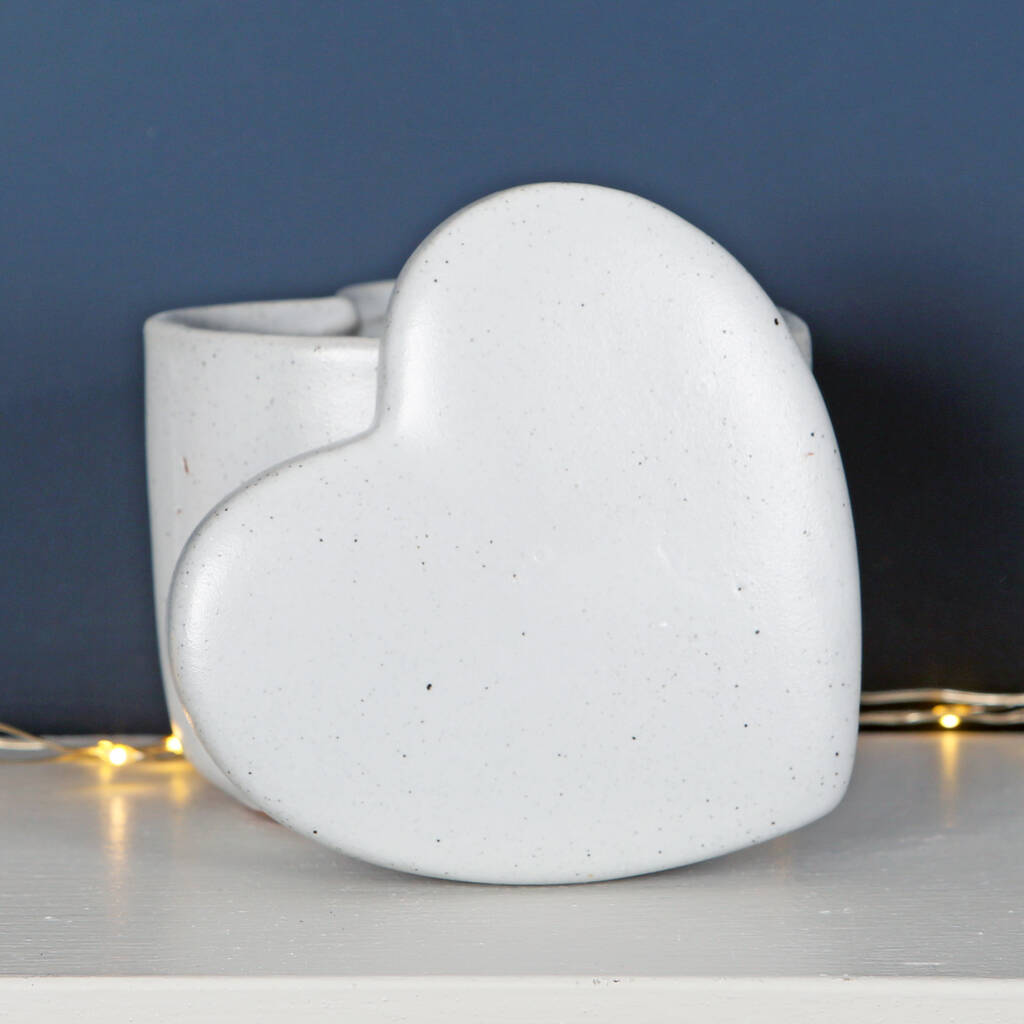 Heart Shaped Deep Trinket Jewellery Jar