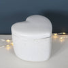 Heart Shaped Deep Trinket Jewellery Jar