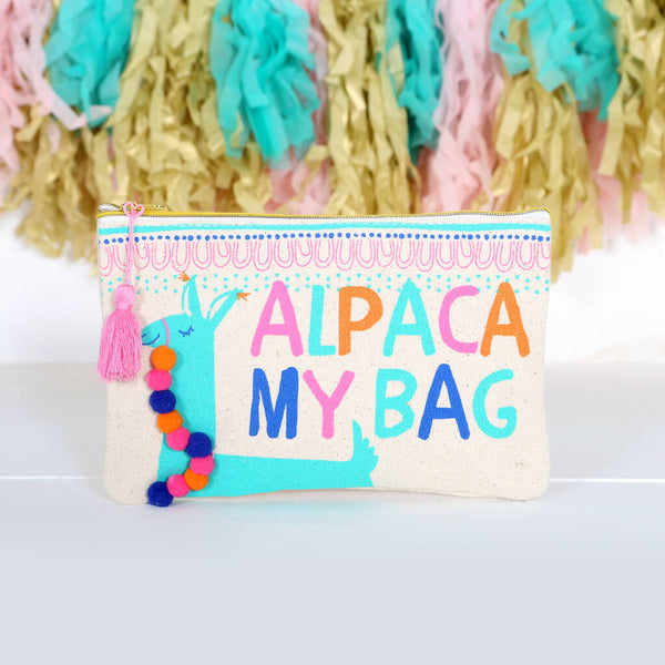 Personalised Llama Alpaca My Bags Accessory Pouch