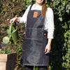 Personalised Denim Gardening Japanese Style Apron