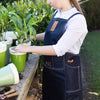 Personalised Denim Gardening Japanese Style Apron