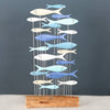 School Of Fish On Driftwood Block