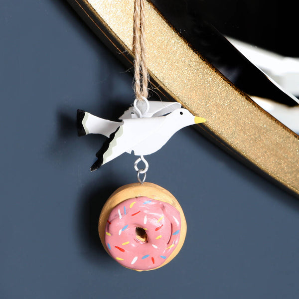 Seagull With Stolen Donut