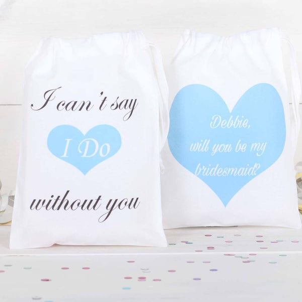 Will You Be My Bridesmaid Personalised Cotton Bag