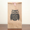 Personalised Thank You Owl Gift Bag