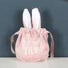 Personalised Easter Bunny Velvet feel  Pouch
