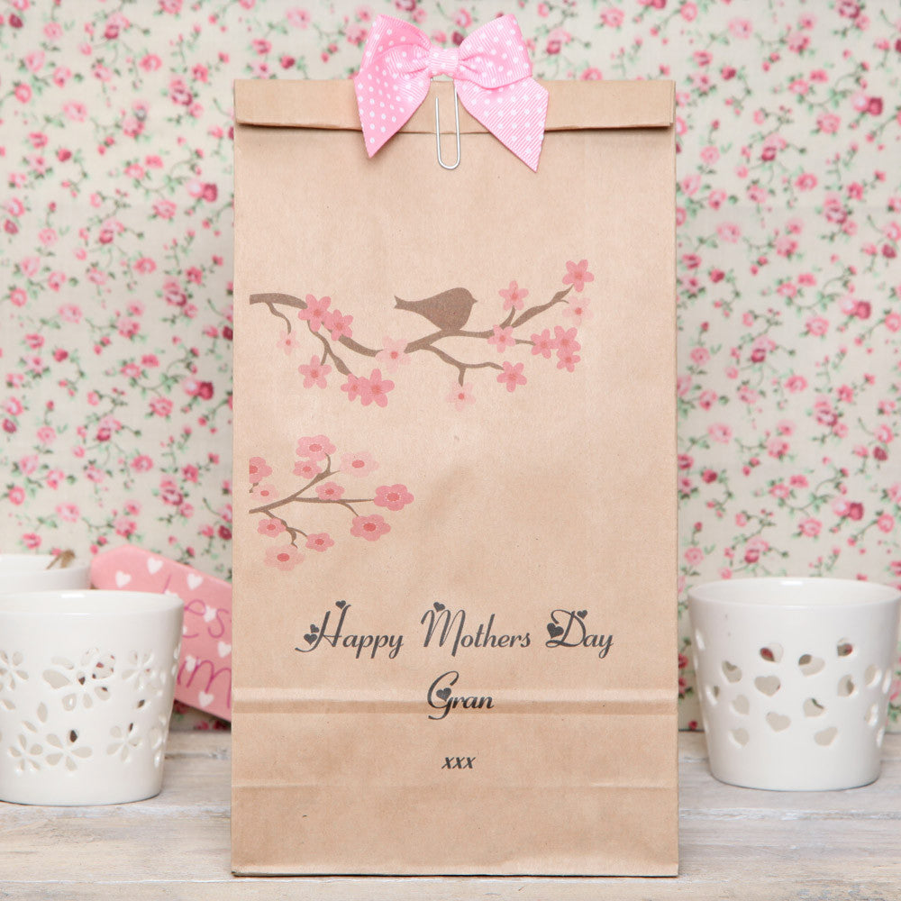 Personalised Cherry Blossom Tree Gift Bag