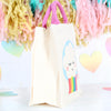 Personalised Rainbow Canvas Bag With Rope Handles