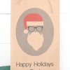 Personalised Hipster Santa Gift Bag