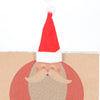 Christmas Personalised Santa Gift Bag With Hat Peg