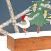 Christmas Tree And Seagulls With Chips Decoration