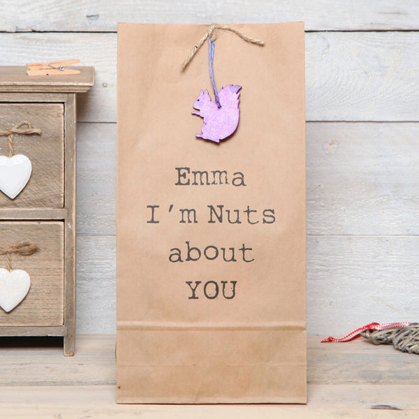 Personalised Nuts About You Bag